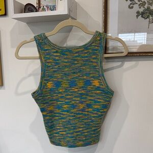 Multicolor Knit Tank Top
